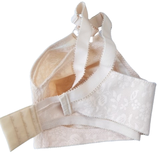 Womens 44B NEW Playtex 18-Hour Sensational Support Beigh Wire-Free Grandma Bra - Picture 3 of 7